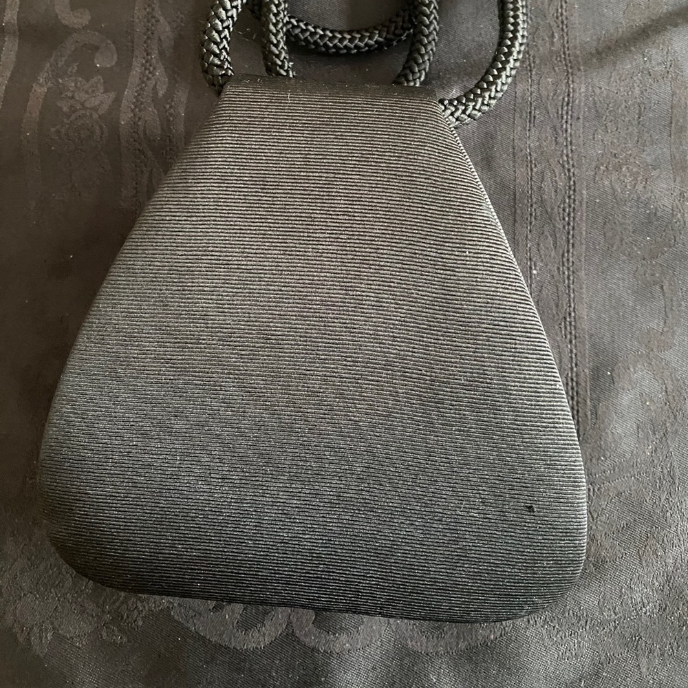 Black File Rope Shoulder Bag - Picture 2 of 4